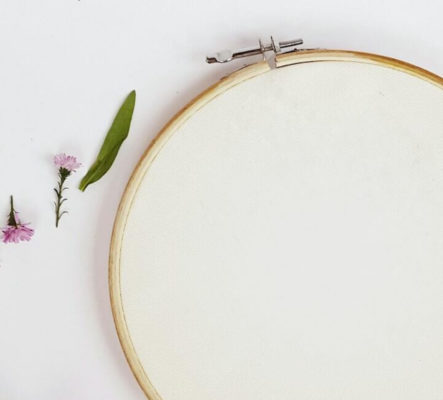 Finishing Your Embroidery Projects with a Hoop