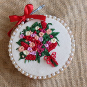 Blossom Tree Embroidered Hoop