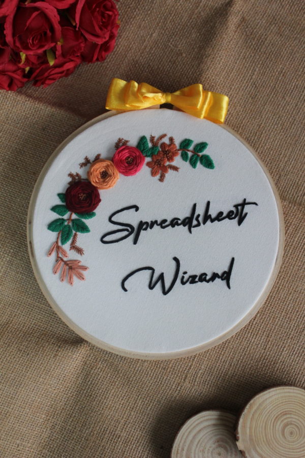 Personalised Embroidery Hoop Art (with quotes)